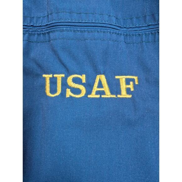 VTG Arnie Blue Bomber Jacket Air Force USAF 67TH TACTICAL RECON WING Patch Sz L - Picture 5 of 6